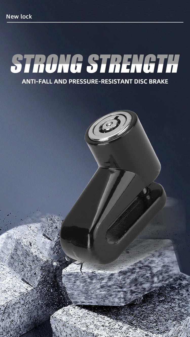 Heavy-Duty Motorcycle Disc Brake Lock