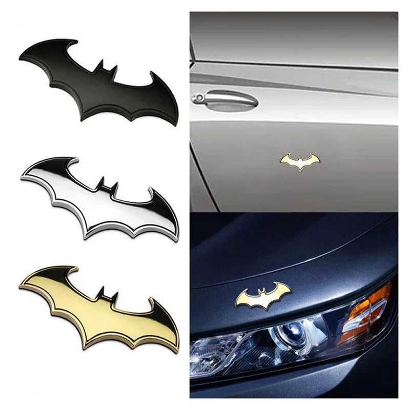 3D Bat Shape Car Sticker for Vehicle Decoration