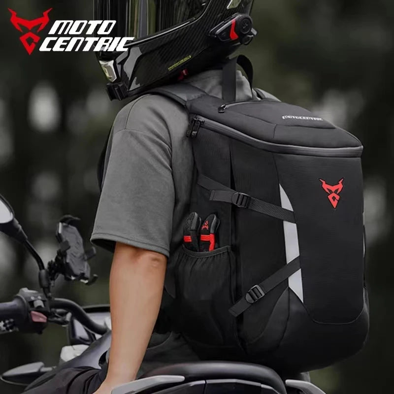 Reflective Waterproof Motorcycle Helmet Backpack