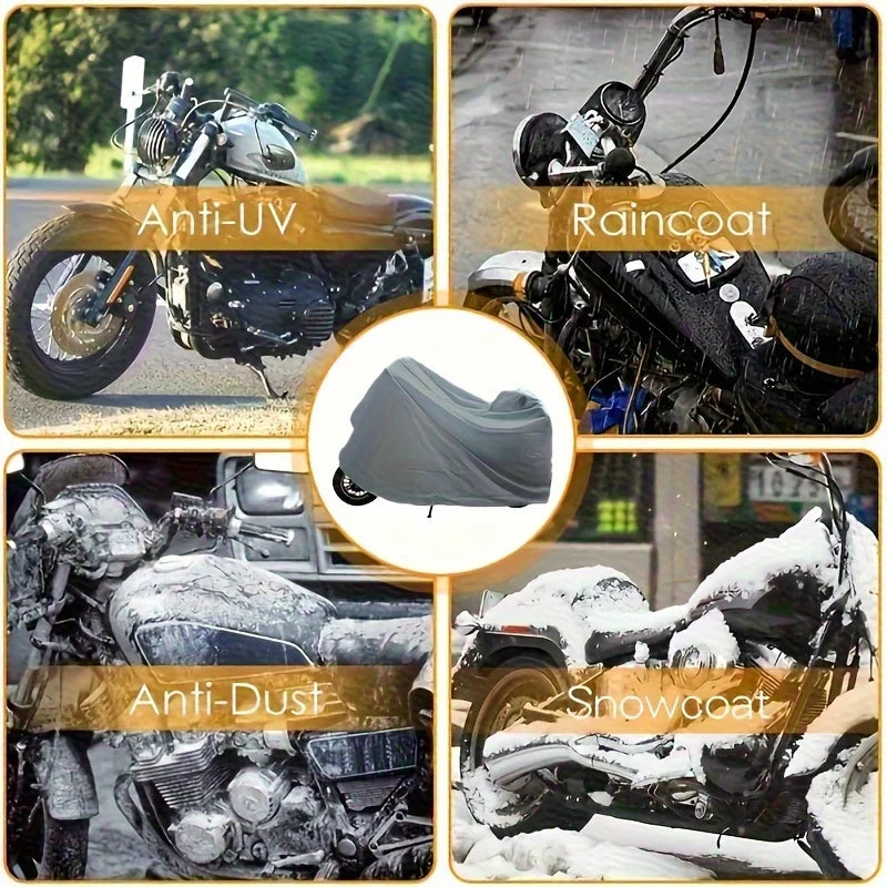 All-Weather Motorcycle Cover for Scooters, E-Bikes, and Motorcycles
