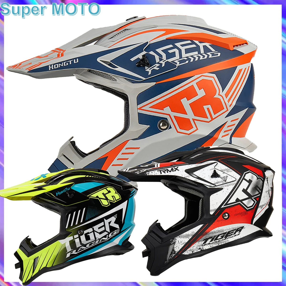Tiger Off-Road Motorcycle Helmet