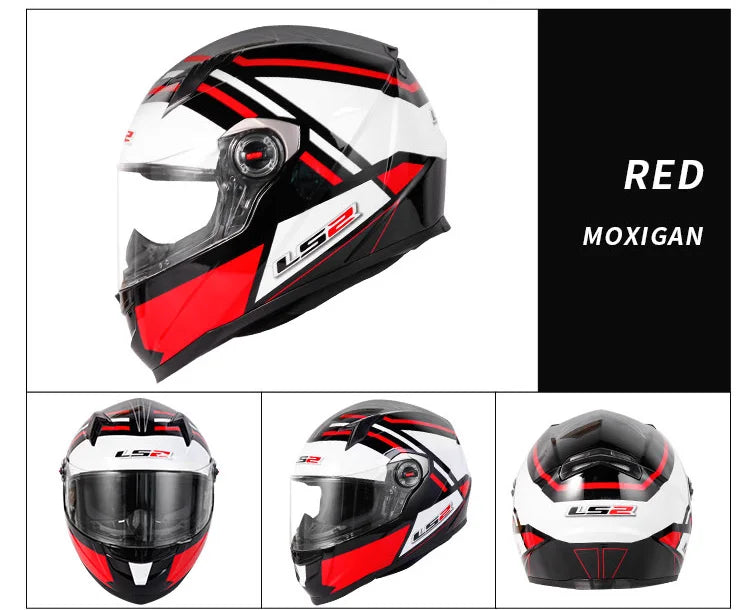 LS2 Full Face Motorcycle Helmet