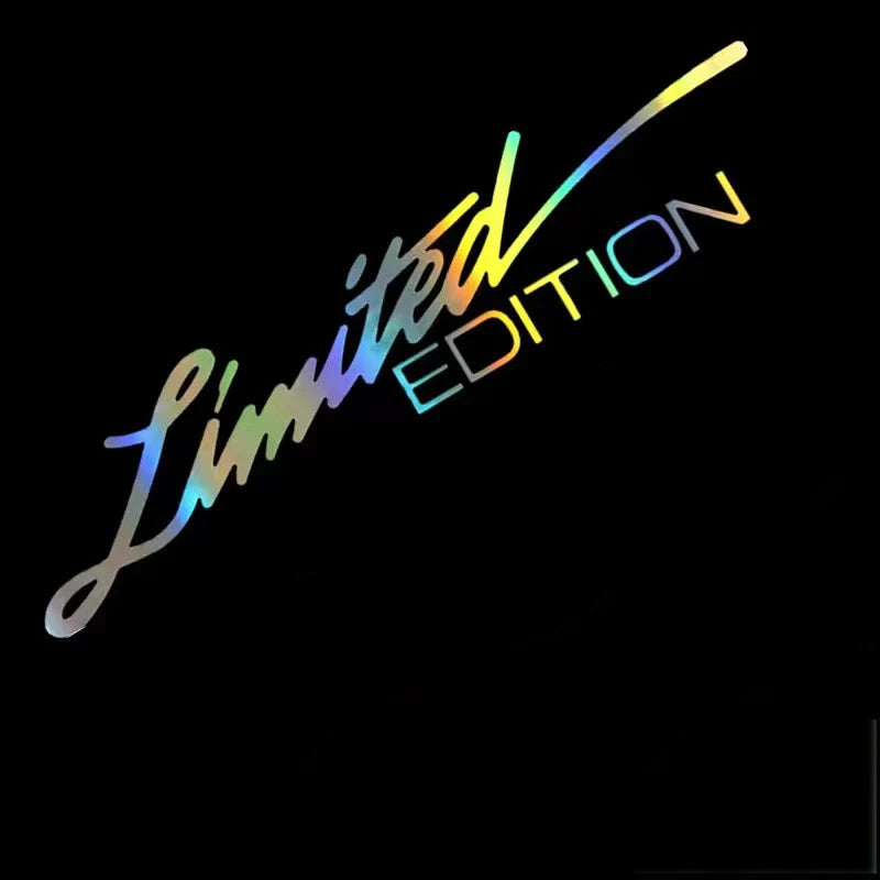 Limited Edition Reflective Laser Decal