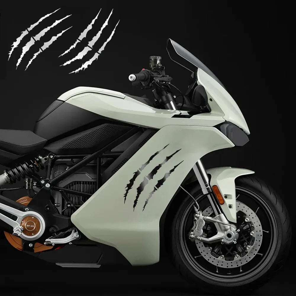 Monster Ghost Claw Motorcycle Stickers