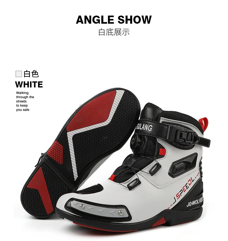All-Season Men's Motorcycle Boots