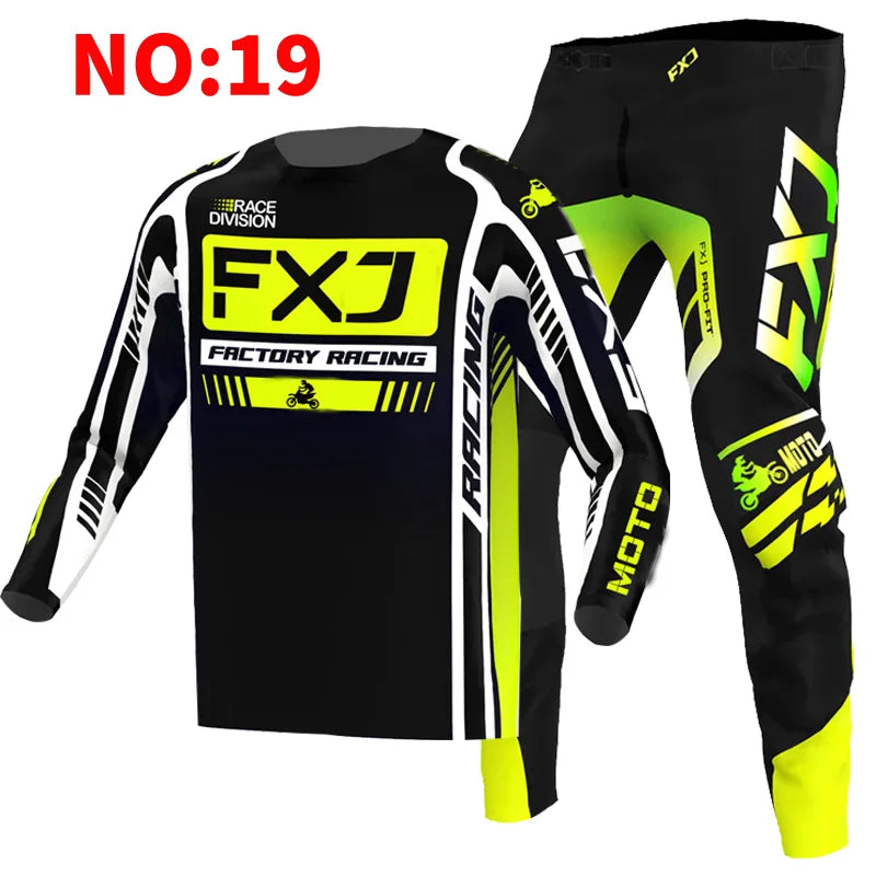 Kids Motocross Jersey and Pants Set