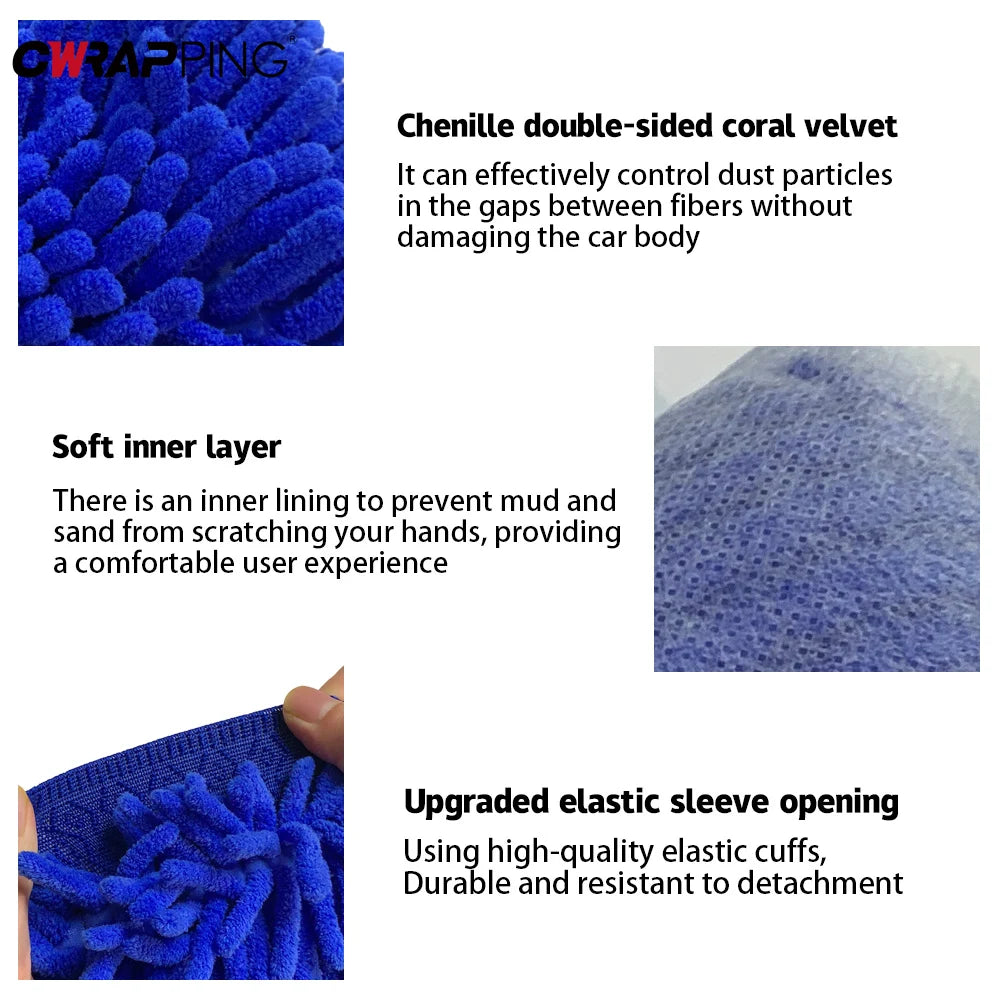 Motorcycle Microfiber Towel Set for Effortless Cleaning
