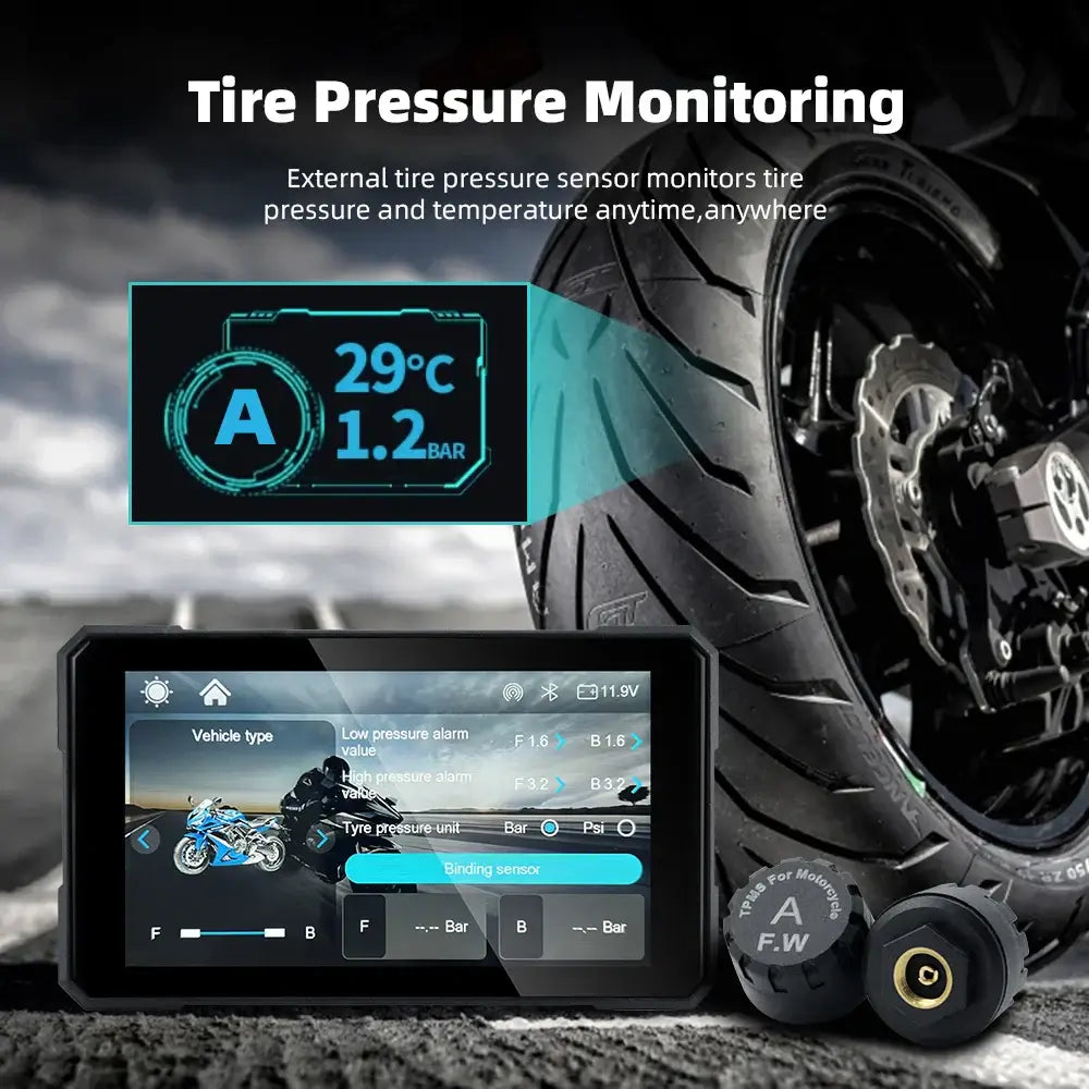 GPS navigation for motorcycles