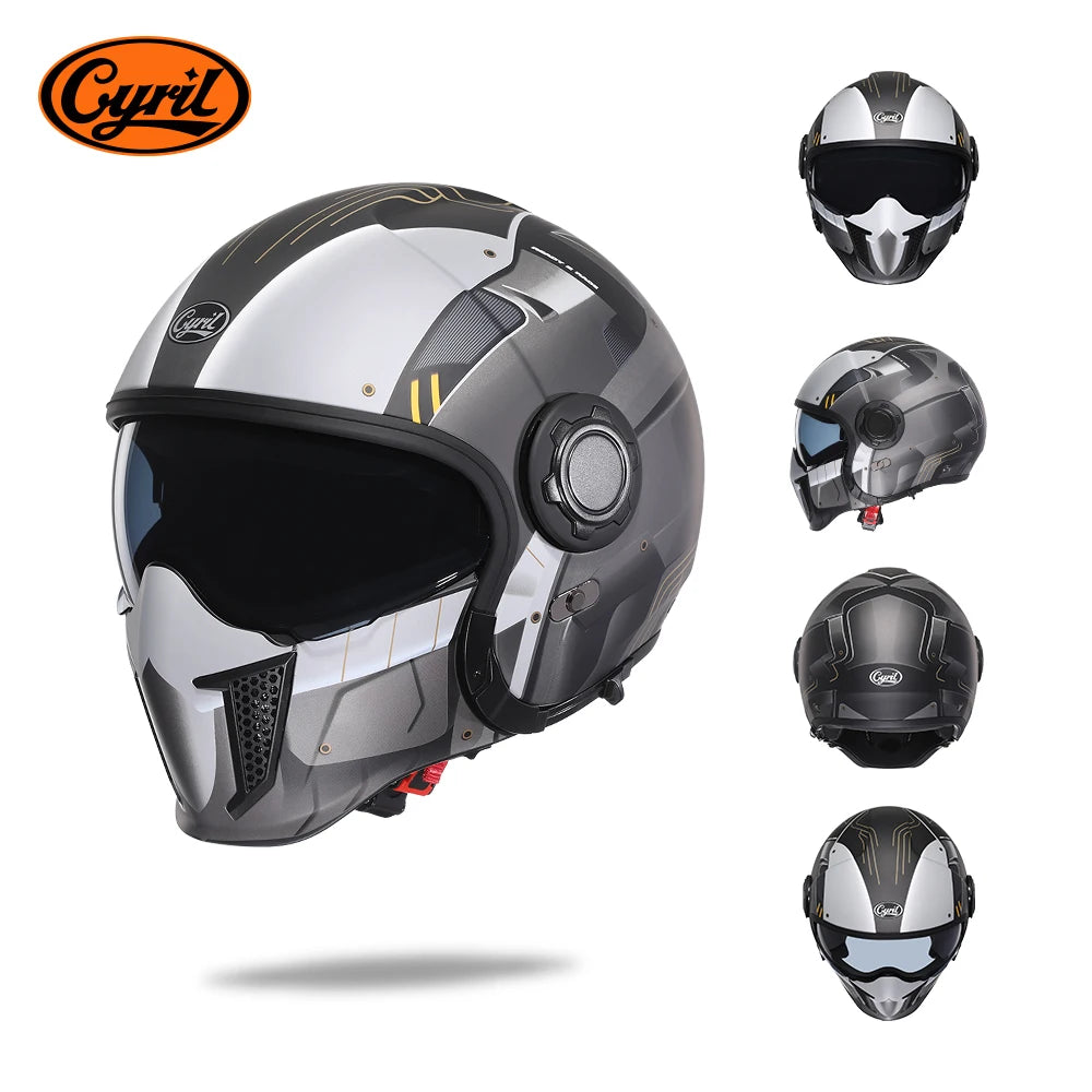Cyril Motorcycle Helmet for Men and Women