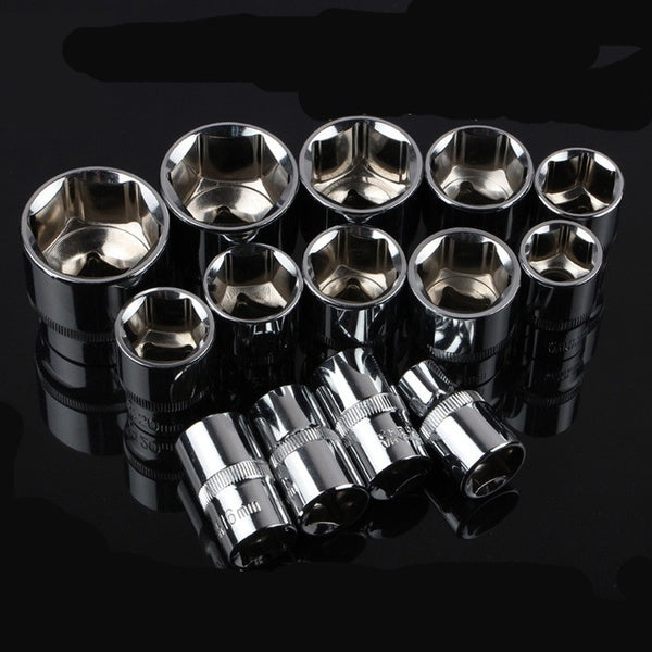 12-Piece Wrench Socket Set for Motorcycle and Bicycle Repair