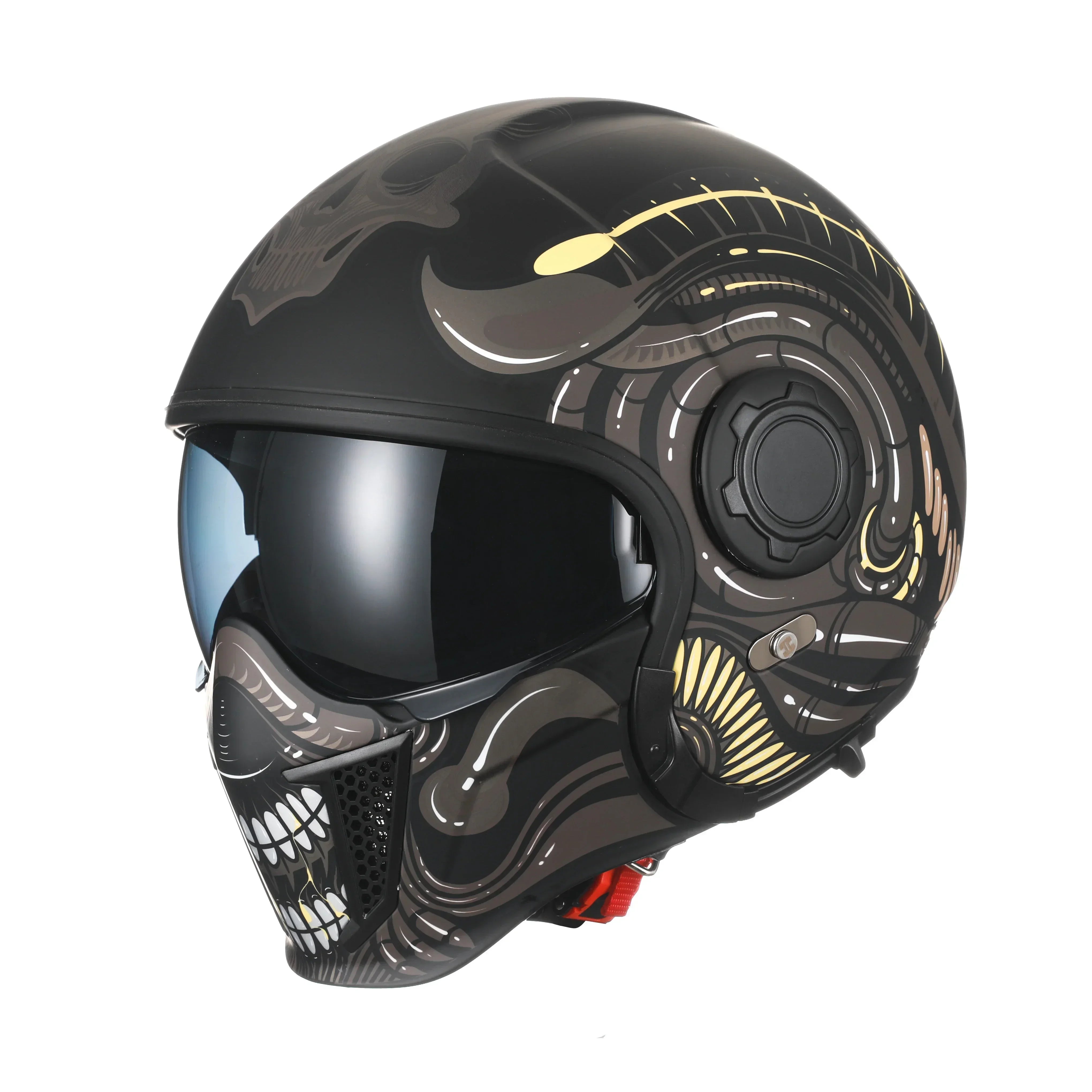 Retro Style Modular Motorcycle Helmet