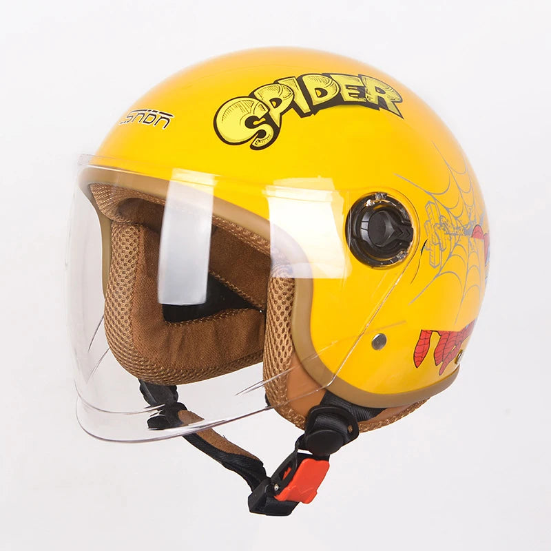 Kids Superhero Motorcycle Helmet