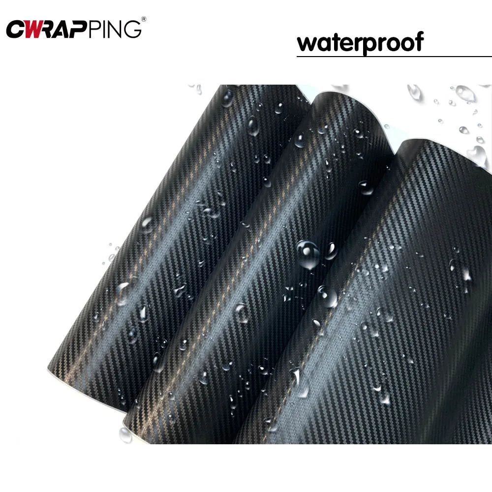 Motorcycle 3D Carbon Fiber Vinyl Wrap