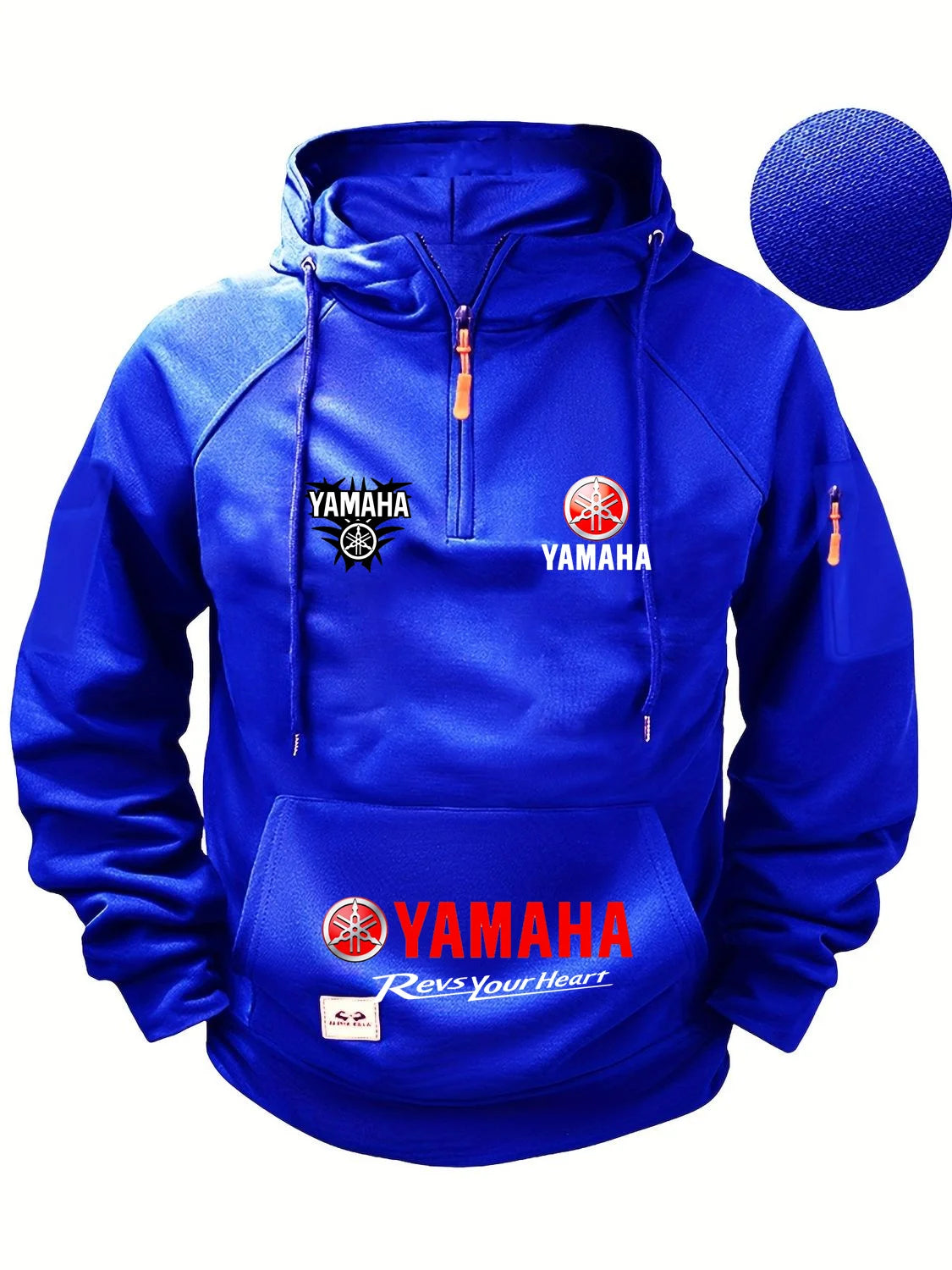 Hooded Fleece Motorcycle Sweatshirt