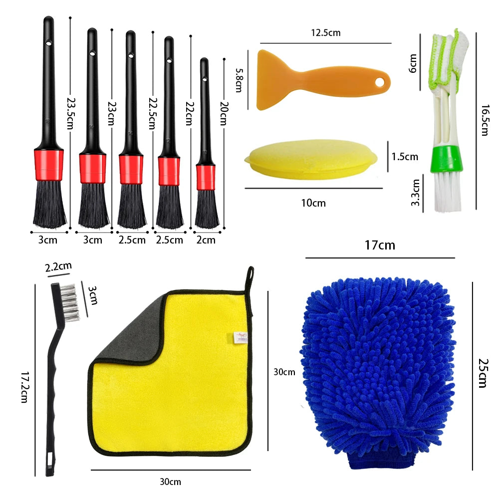 Motorcycle Microfiber Towel Set for Effortless Cleaning