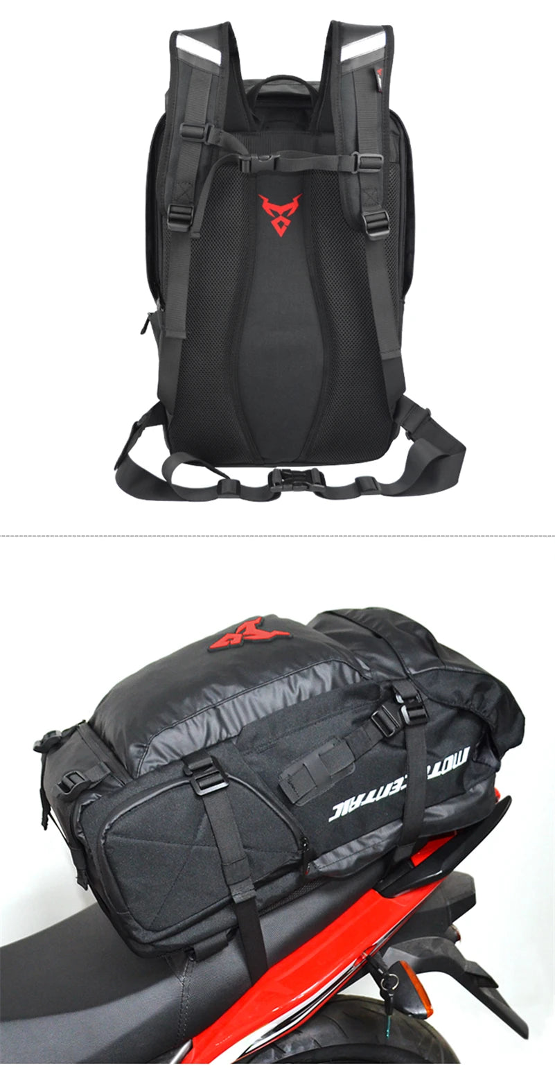Waterproof Motorcycle Rear Seat Bag