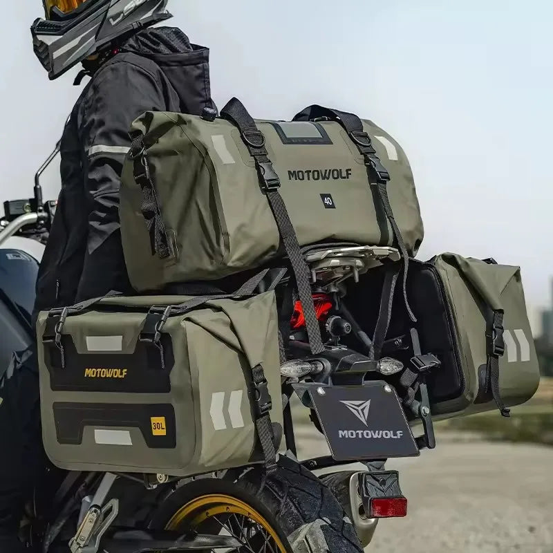 Waterproof Motorcycle Saddle Bags