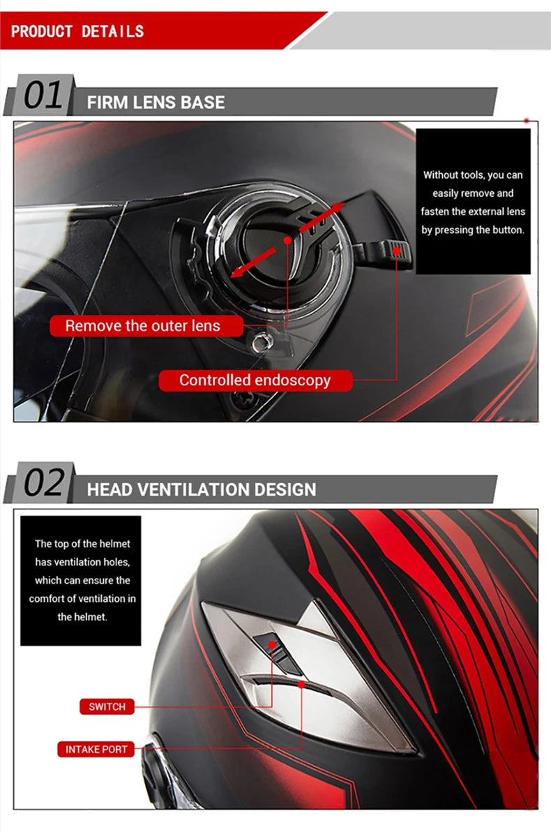 ECE Dot Approved Open Face Motorcycle Helmet
