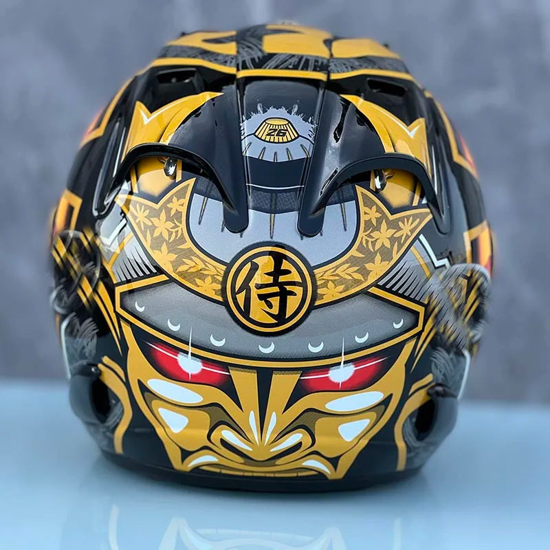 Golden Bodyguard Half Motorcycle Helmet