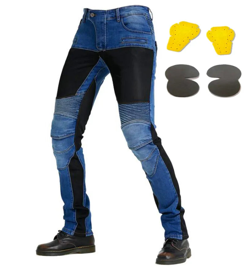 Men's Aramid Motorcycle Jeans - Black
