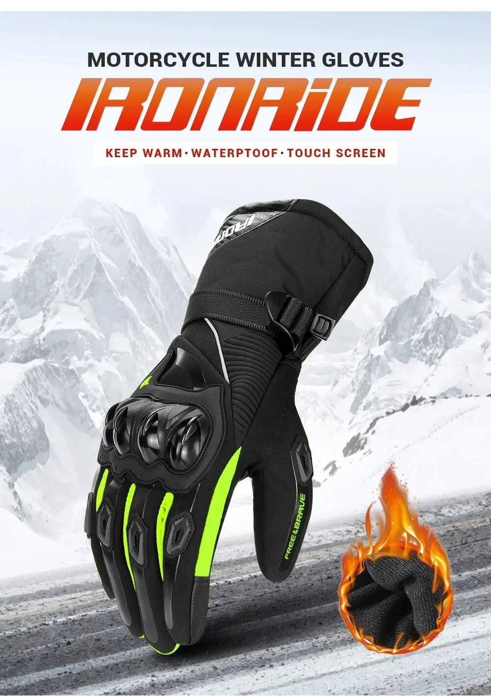 Thermal Motorcycle Riding Gloves