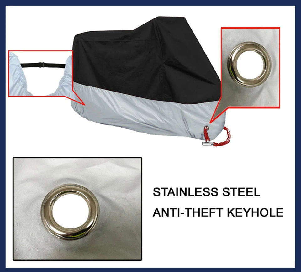 Motorcycle Waterproof UV Protector Cover - 15 Color Options