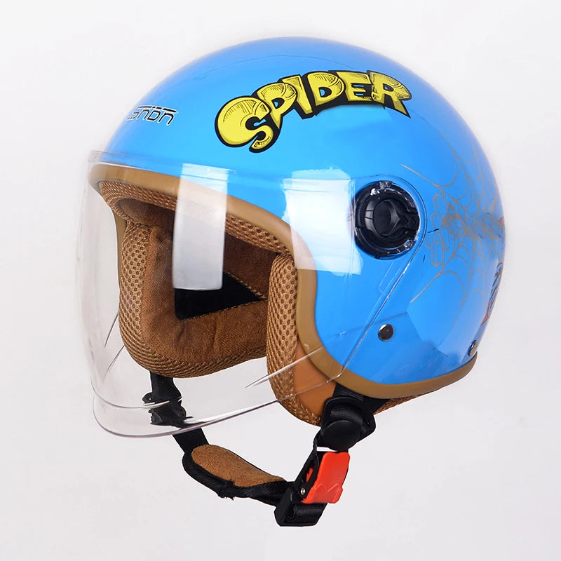 Kids Superhero Motorcycle Helmet