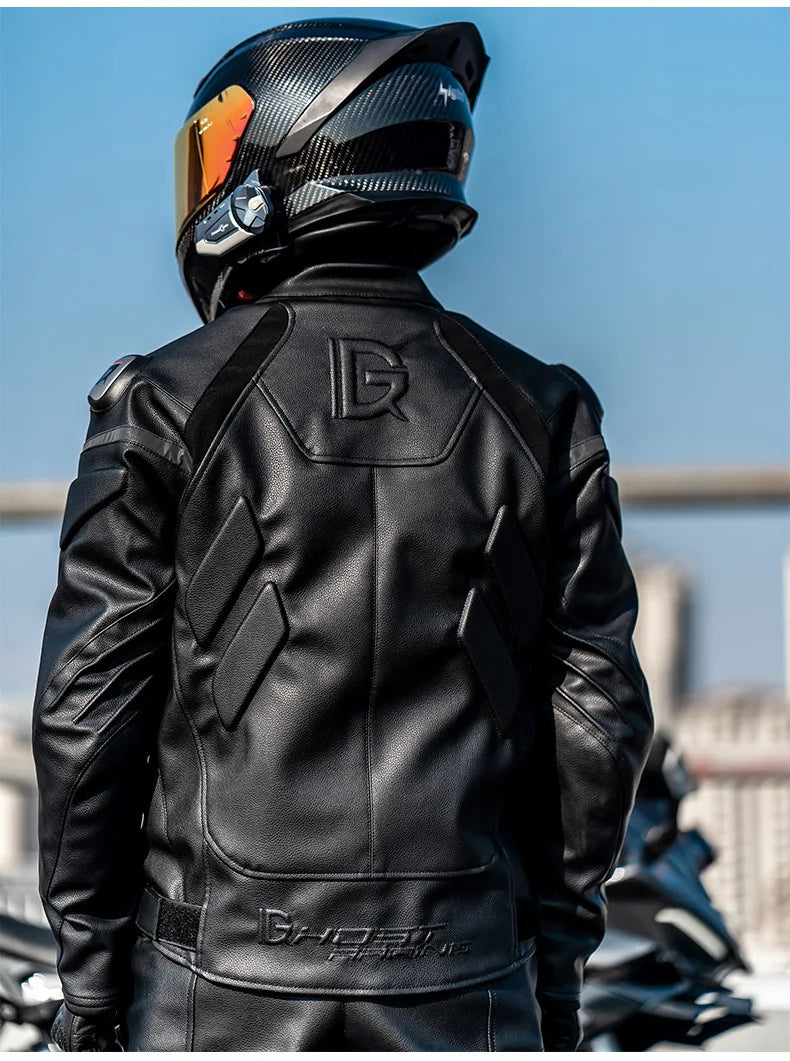 Men's Leather Motorcycle Jacket