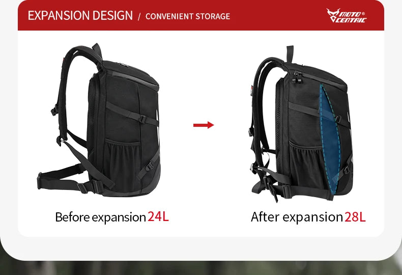 Reflective Waterproof Motorcycle Helmet Backpack