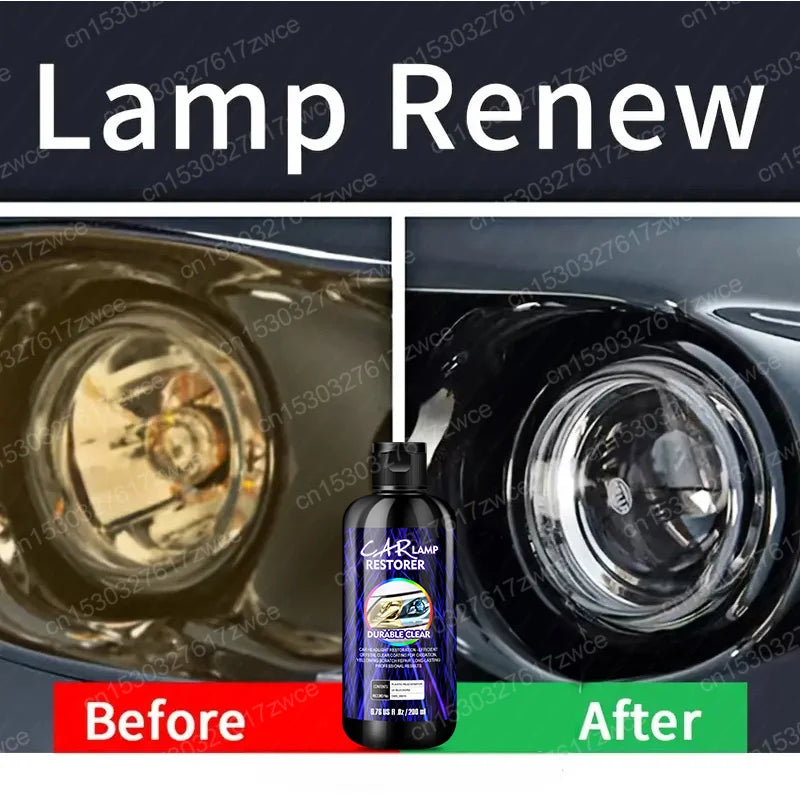 Motorcycle Headlight Restoration Polish