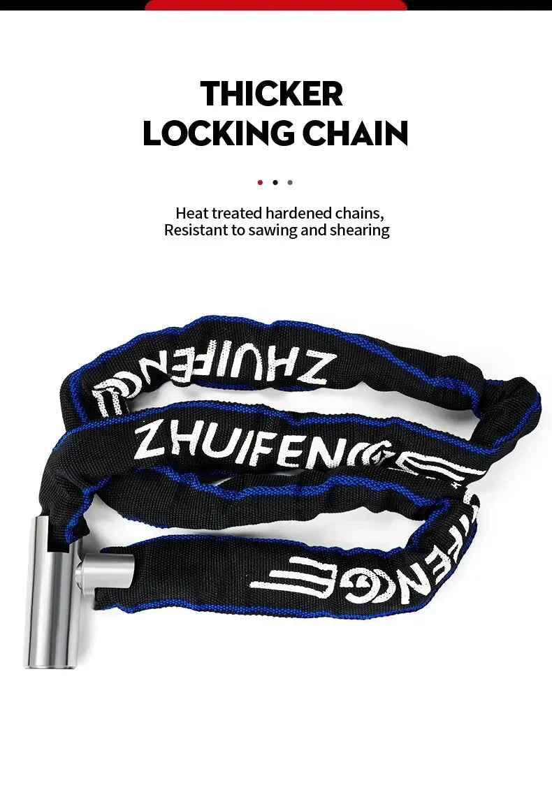 Motorcycle Chain Lock - High-Security Anti-Theft Lock