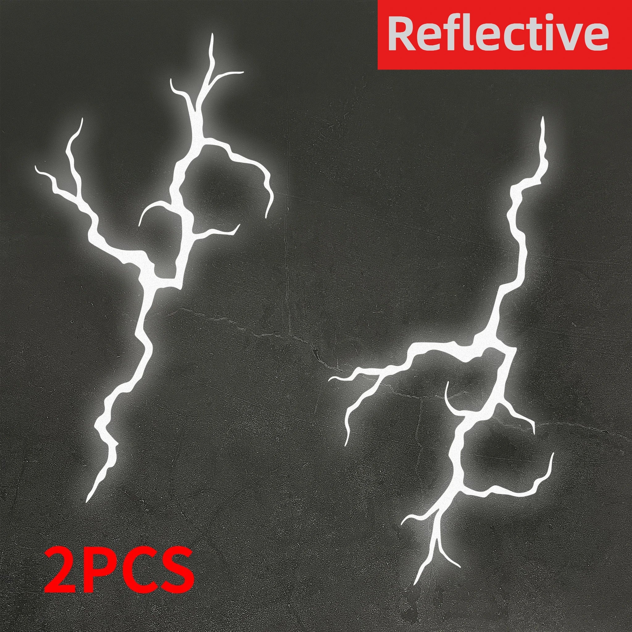 Reflective Lightning Motorcycle Stickers