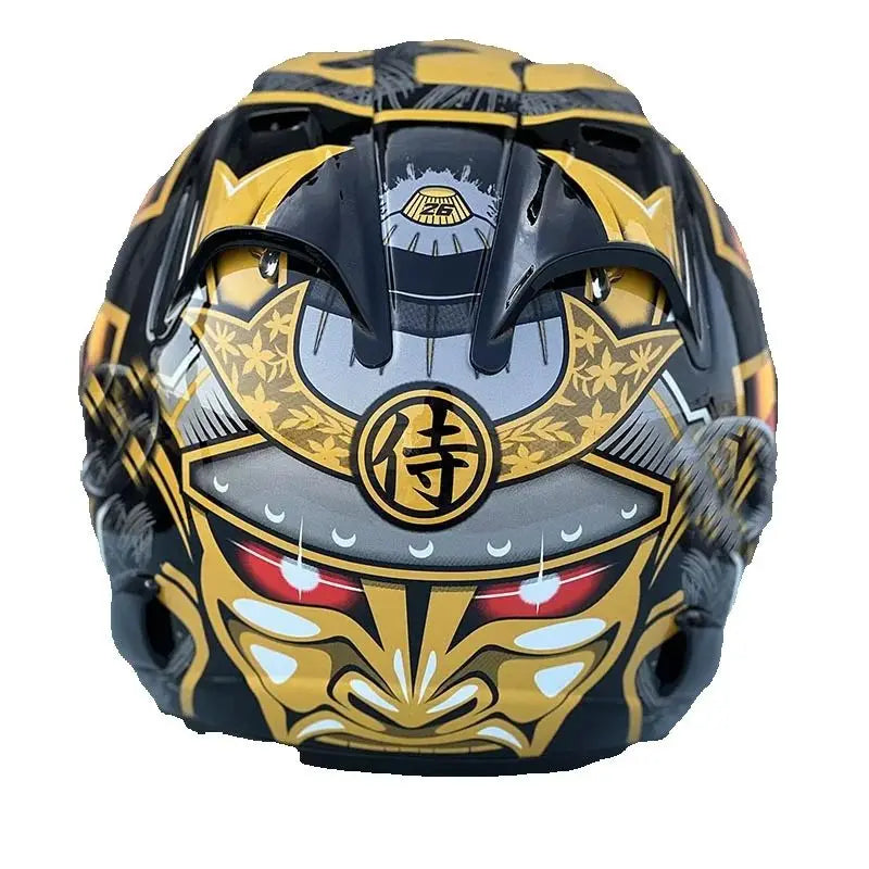 Golden Bodyguard Half Motorcycle Helmet