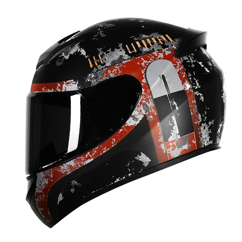Spider Style Full Face Motorcycle Racing Helmet