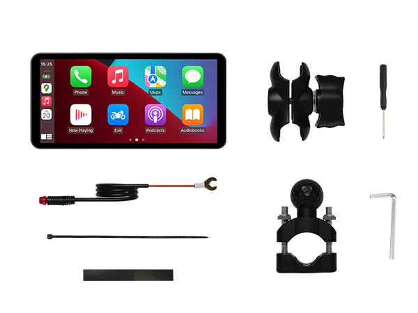 6-Inch Motorcycle Smart Display with Wireless CarPlay