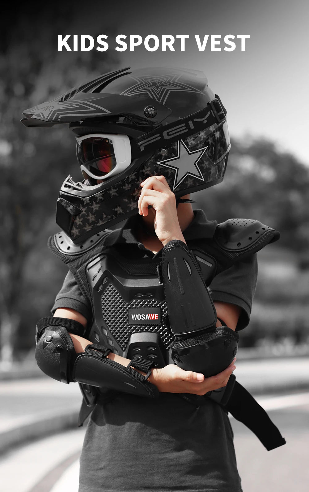 Kids Motocross Chest Vest