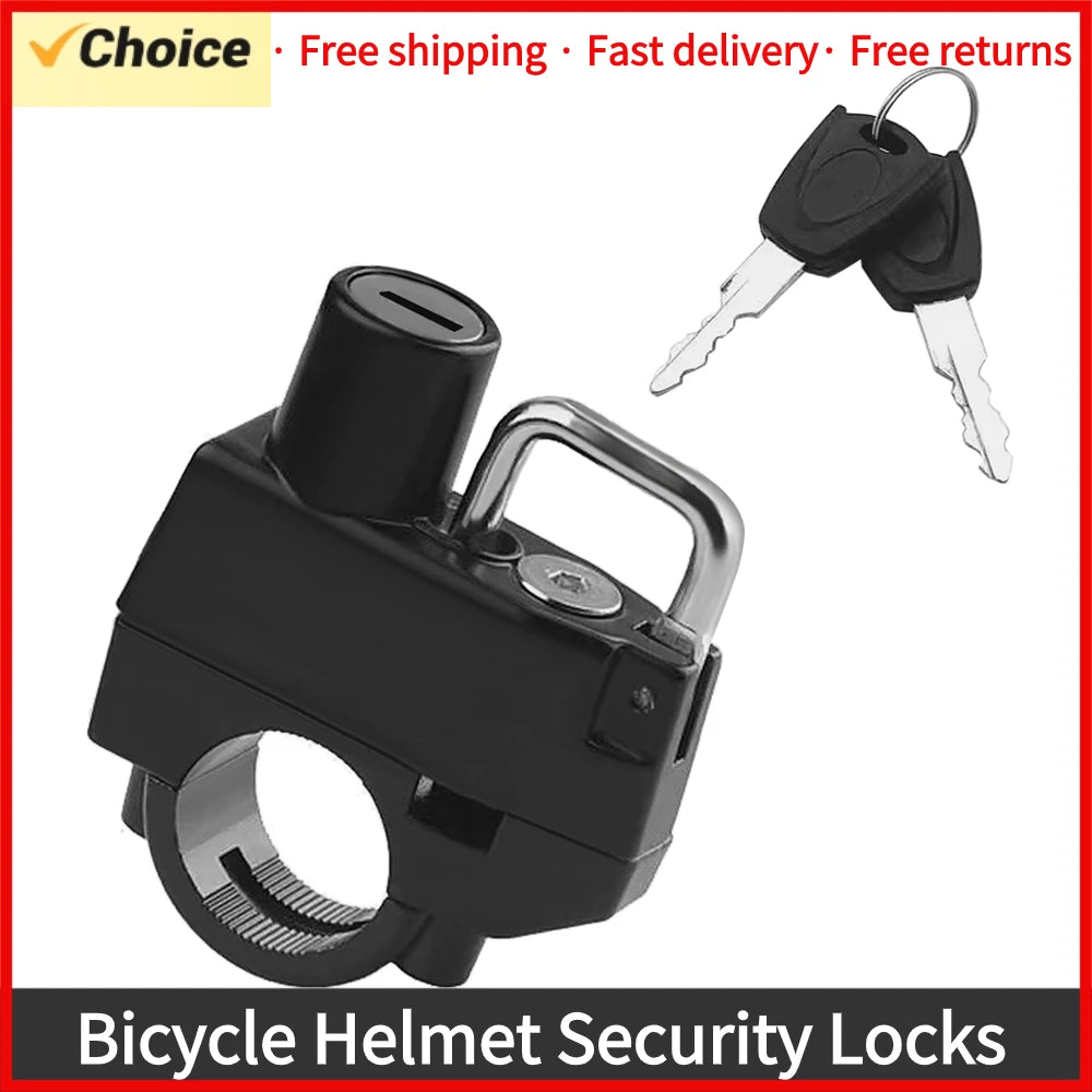 Motorcycle Helmet Lock with 2 Keys