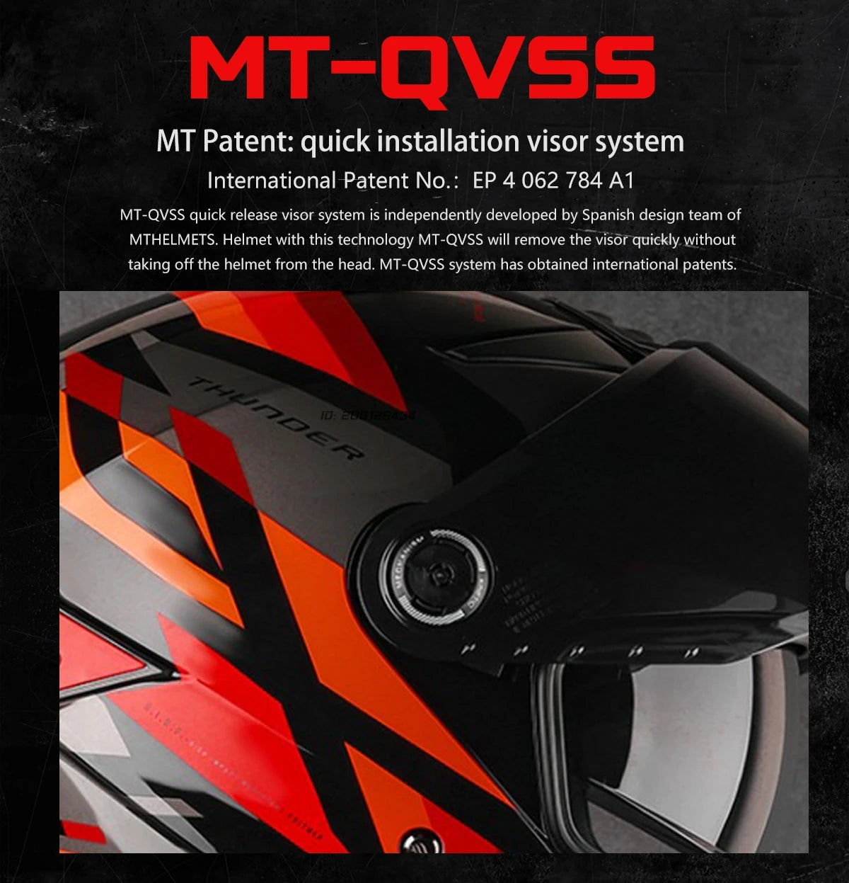 Full Face Motorcycle Helmet with Clear Visor