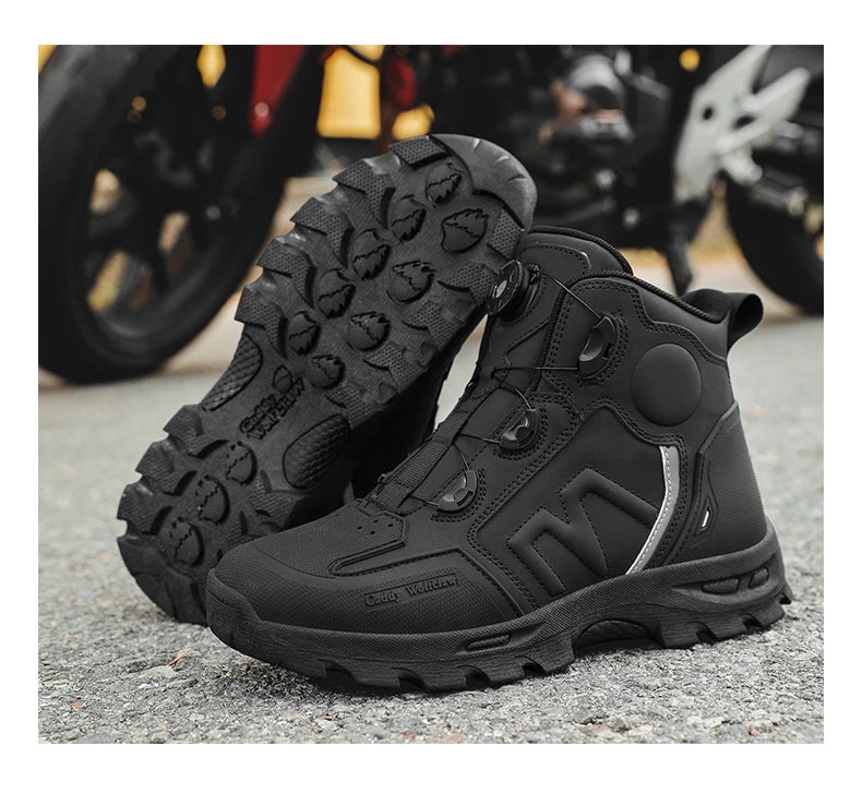 Waterproof Motorcycle Riding Boots for Men