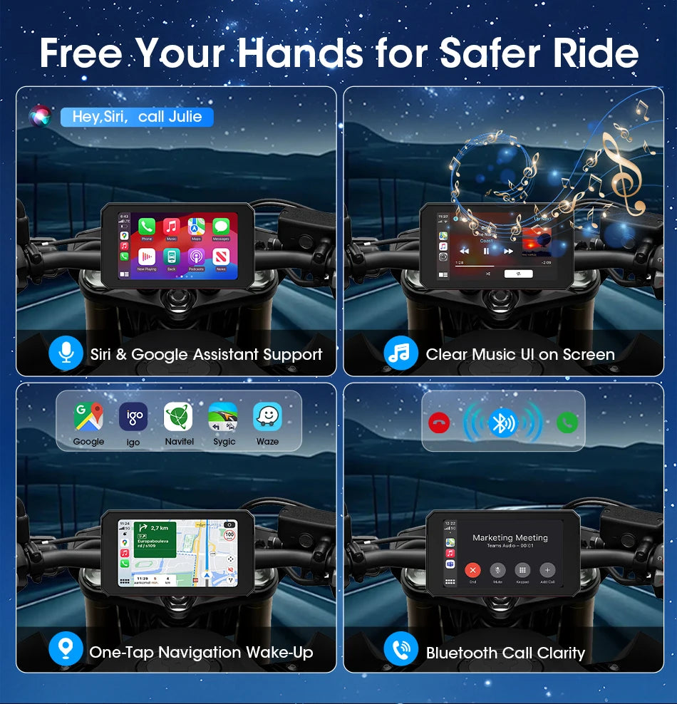 Motorcycle GPS Navigation System