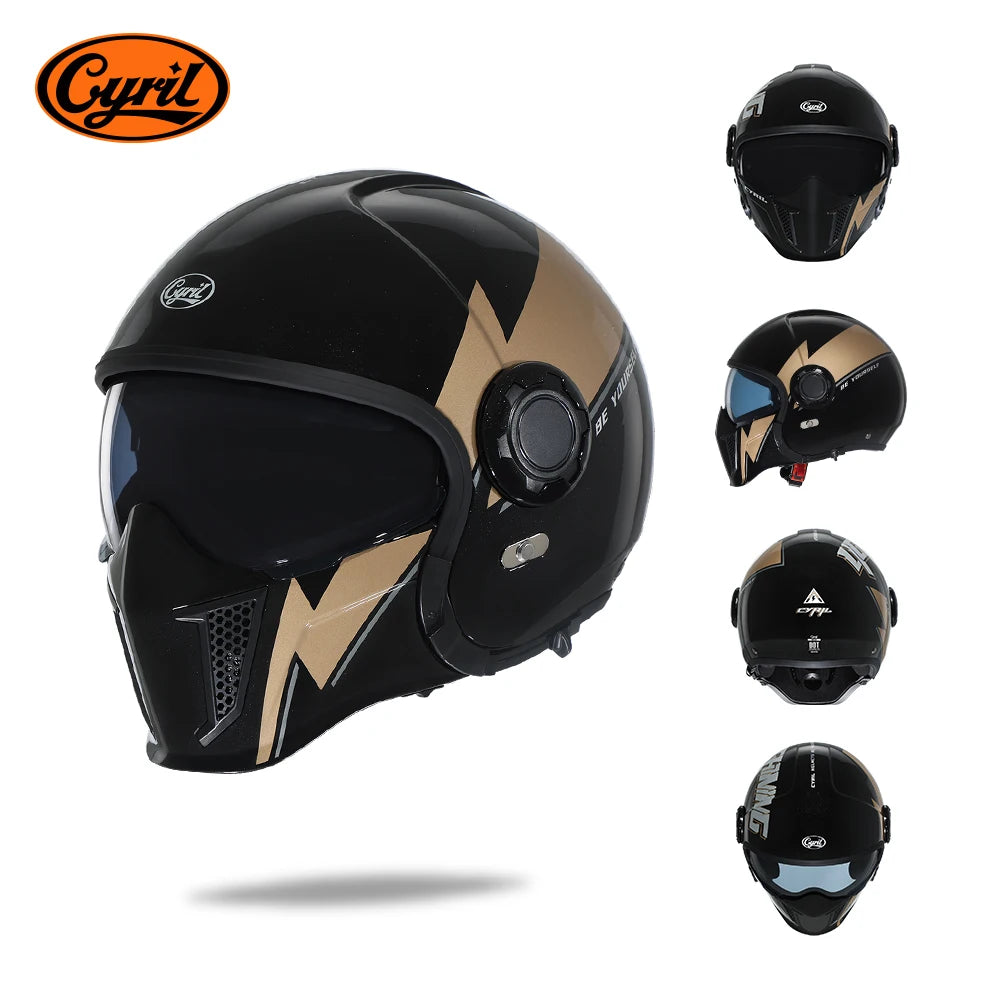 Cyril Motorcycle Helmet for Men and Women