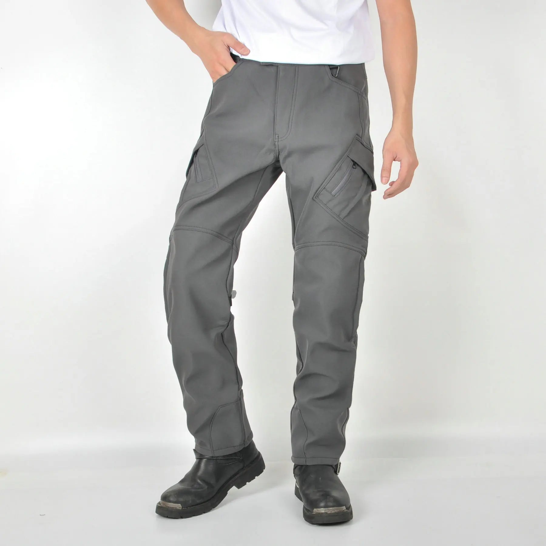 Classic Motorcycle Rider Pants for Autumn and Winter