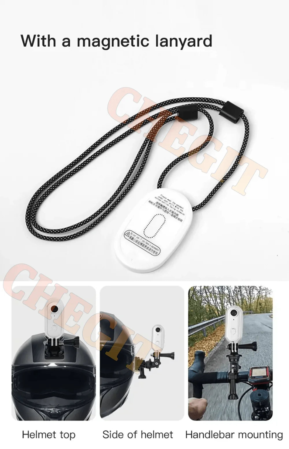 4K waterproof body camera