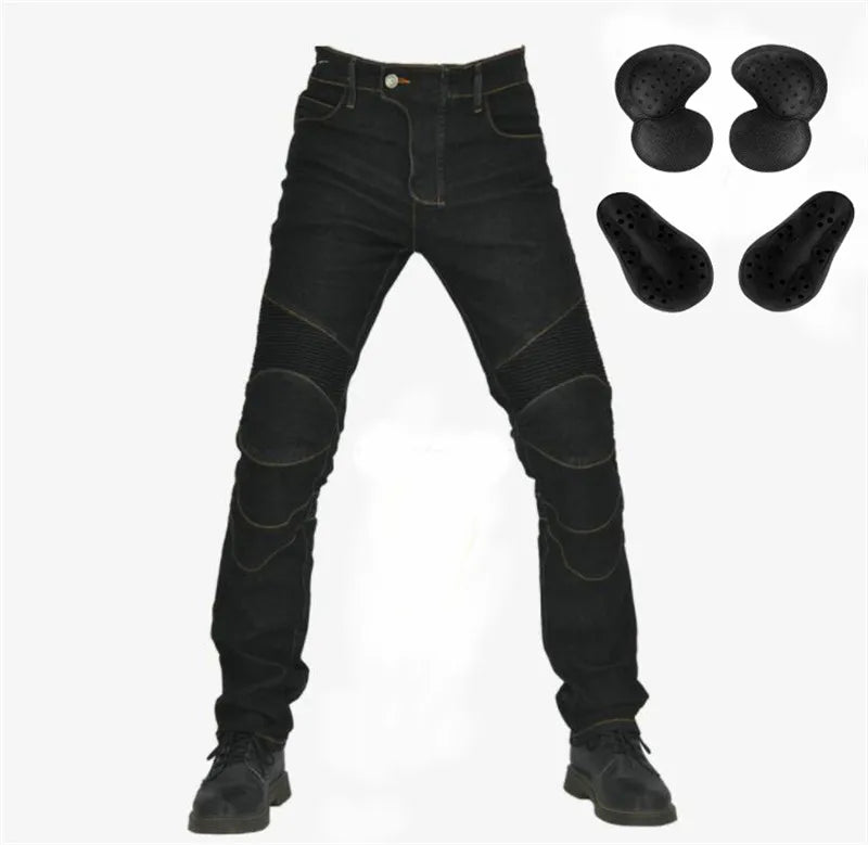 Men's Aramid Motorcycle Jeans - Black