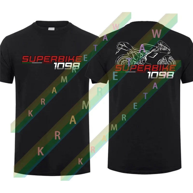 Ducati Superbike 1098 Graphic Motorcycle T-shirt