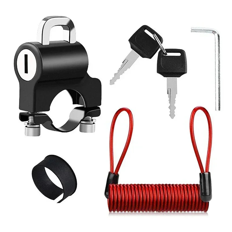 Motorcycle Helmet Lock Mount