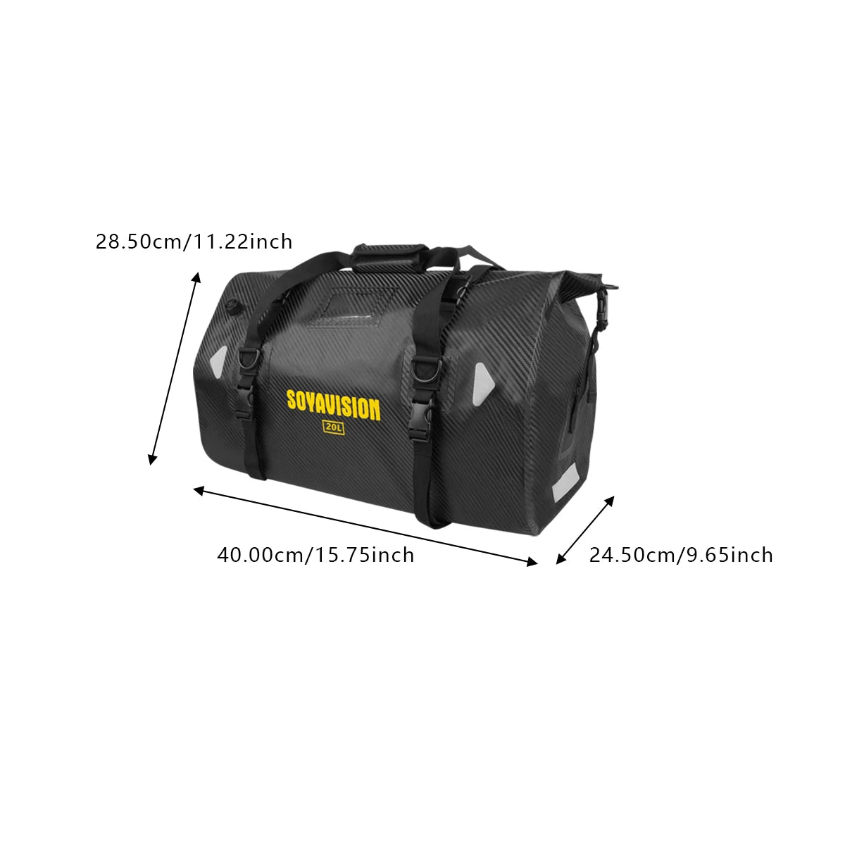 Waterproof Motorcycle Tail Bag 66L