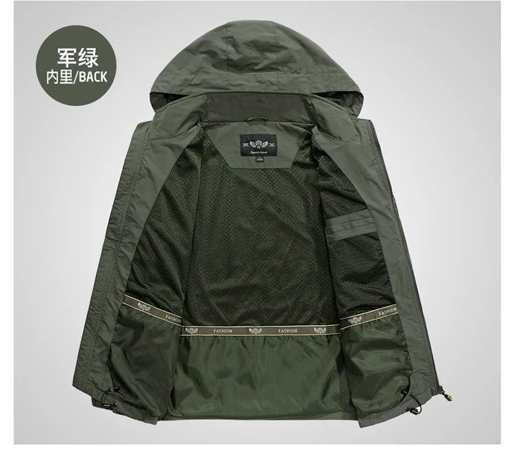 Hooded Windproof Waterproof Motorcycle Jacket
