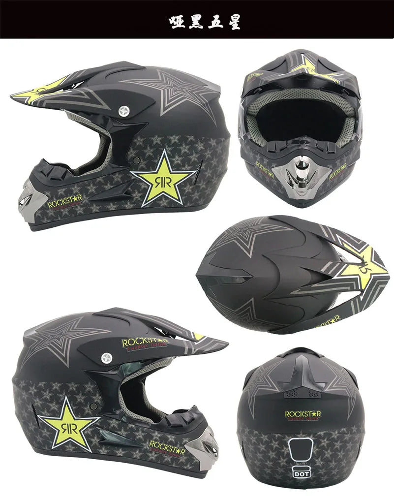 Kids Flip Up Motorcycle Helmet for Off-Road Activities