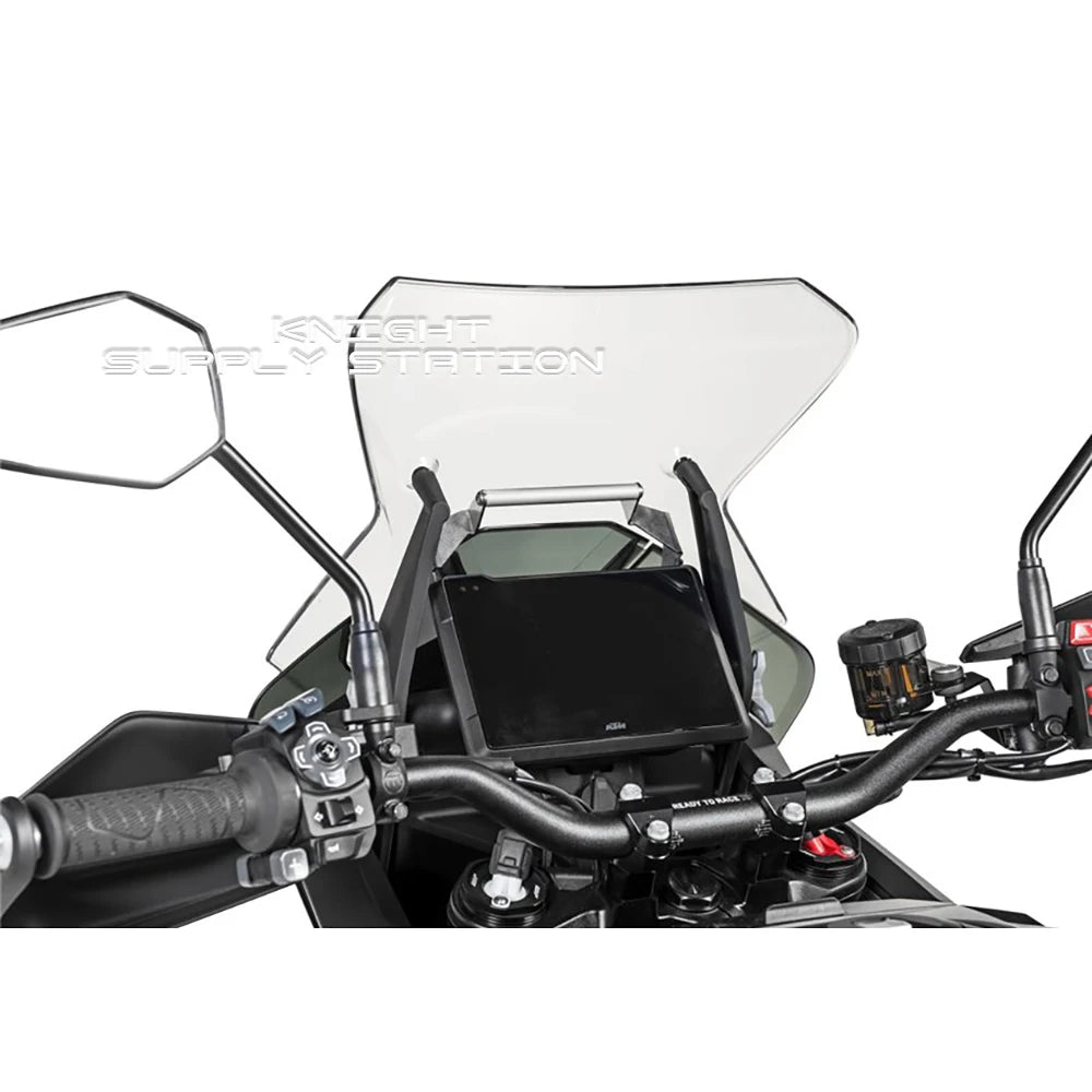 Rally-Inspired Motorcycle GPS Plate Bracket